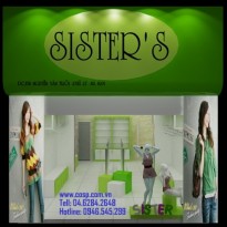 Thiết kế cửa hàng quần áo Sister - Hà Nam